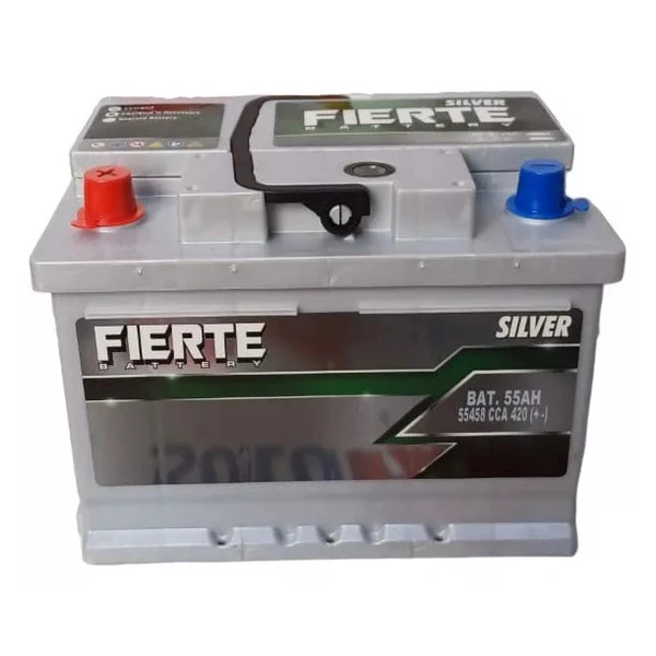Bateria Fierte Silver 55ah 420cca + Izquierdo
